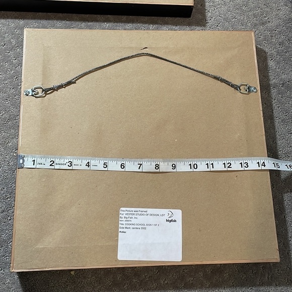 2 Mary Beth Zeitz Limited Edition Prints Cooking School Sign Framed Art - Picture 11 of 13